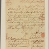 Letter to Henry Laurens, chairman of the General Committee, Charles Town