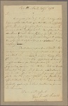 Letter to Commodore [Abraham] Whipple