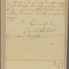 Letter to Commodore [Abraham] Whipple