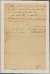 Letter to Gov. [Robert Hunter] Morris [Philadelphia]