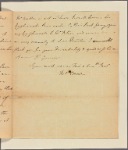 Letter to [Robert Hunter] Morris [Philadelphia]