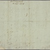 Letter to Col. [Charles] Pettitt