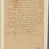 Letter to Col. [Joseph] Trumbull