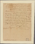Letter to Col. [Joseph] Trumbull