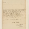 Letter to Gen. [George] Washington