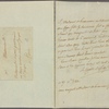 Letter to Mlle de Grasse, pensionaire aux dames ursulines