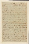 Letter to Gen. [Mordecai] Gist