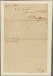 Letter to Gen. [Mordecai] Gist