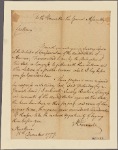 Letter to the General Assembly [of North Carolina]