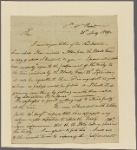 Letter to Gov. [John] Sevier