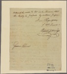 Letter to Gov. [John] Sevier