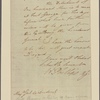 Letter to Maj. Gen. [Friedrich Adolph] Riedesel