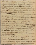 Letter to Brothers Captain O'Bail Cornplanter, and the New Arrow Sachem