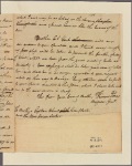 Letter to Brothers Captain O'Bail Cornplanter, and the New Arrow Sachem