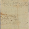 Letter to Robert Patterson, Gentleman or if absent to the next eldest acting magistrate in Fayette