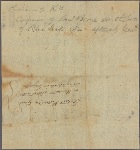 Letter to Robert Patterson, Gentleman or if absent to the next eldest acting magistrate in Fayette