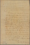 Letter to Gov. [George] Clinton, New Windsor [N. Y.]