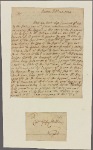 Letter to Capt. Godfrey Mallbone, Newport [R. I.]