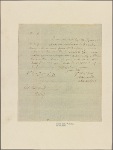 Letter to Col. [Timothy] Pickering