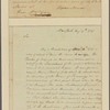 Letter to Gen. [Horatio] Gates [Traveller's Rest, Va.]
