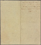 Letter to [Arthur St. Clair, New York.]