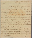 Letter to Benjamin Franklin, Philadelphia