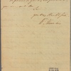 Letter to Benjamin Franklin, Philadelphia
