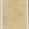 Letter to Gov. [George] Clinton