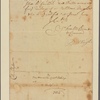 Letter to Col. Patridge [Samuel Partridge], Hatfield [Mass.]