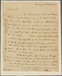 Letter to [Horatio] Gates