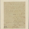 Letter to Col. [Henry] Jackson