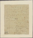 Letter to Col. [Henry] Jackson