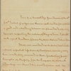 Letter to Gen. [John] Sullivan