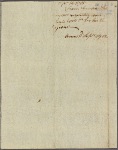 Letter to Col. William Davies, War Office, Richmond