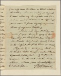 Letter to Horatio Gates, Baltimore