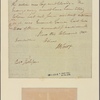 Letter to Col. Henry Jackson, Hudson River