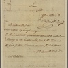 Letter to Col. [James] Clinton