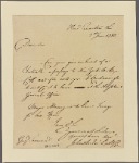 Letter to Gregory Townsend