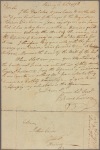 Letter to Mathew Ervin [Irvine], Reading