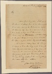Letter to Joseph Reed, Prest. of Pennsylvania