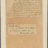 Letter to Joseph Reed, Prest. of Pennsylvania