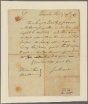 Letter to Lemuel Rice, Worcester