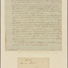 Letter to [Christian von] Mechel, Basle, Switzerland