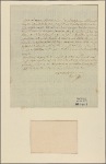 Letter to [Christian von] Mechel, Basle, Switzerland