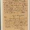 Document [A] ; Letter to Col. [John] Baker [B]