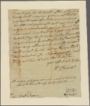 Letter to [Callender] Irvine