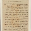 Letter to Benjamin Bourn, Philadelphia