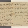 Letter to Benjamin Bourn, Philadelphia