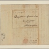 Letter to Benjamin Bourn, Philadelphia