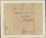 Letter to Benjamin Bourn, Philadelphia